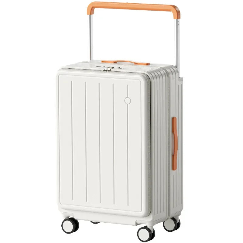 Scalable Large-capacity Password Box Multi-Functional Suitcase Business Wide Trolley Luggage 20 inch Carry on Luggage