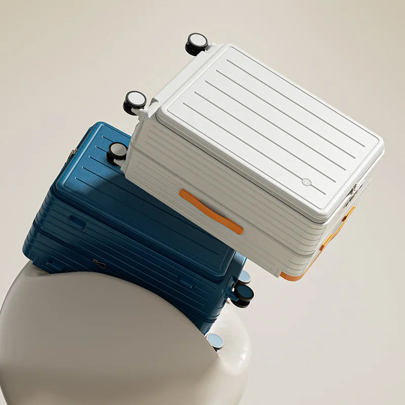 Scalable Large-capacity Password Box Multi-Functional Suitcase Business Wide Trolley Luggage 20 inch Carry on Luggage