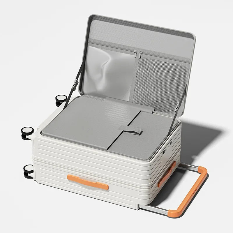 Scalable Large-capacity Password Box Multi-Functional Suitcase Business Wide Trolley Luggage 20 inch Carry on Luggage