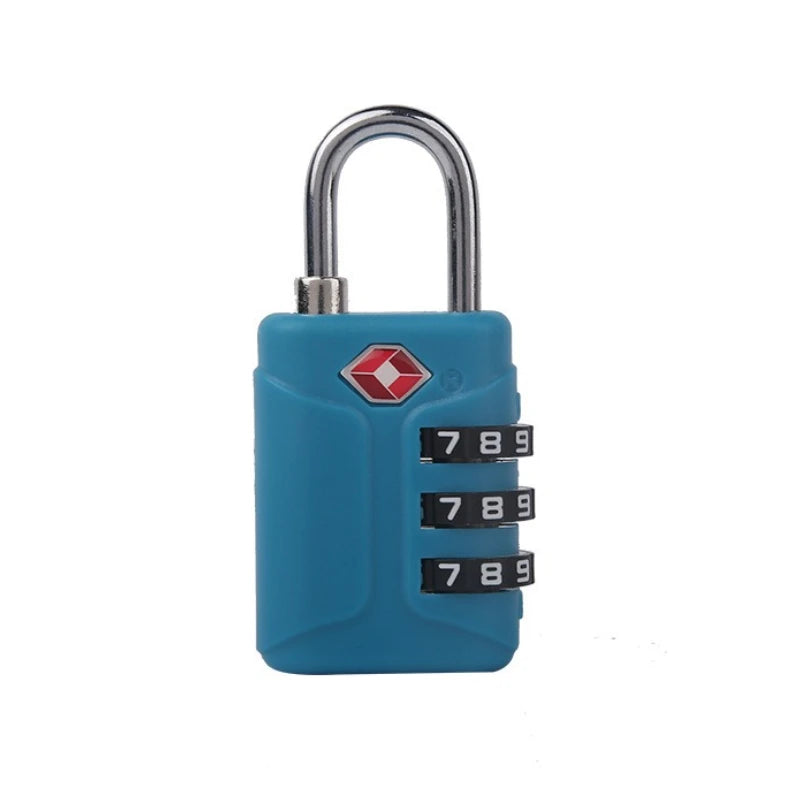 TSA 3 Digit Combination Lock New Anti-theft Security Tool Customs Password Lock Padlock Suitcase Luggage Coded Lock Travel